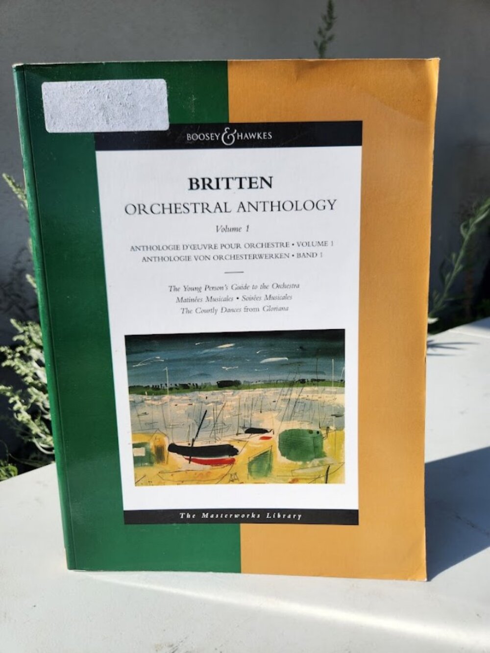 Britten Orchestral Anthology Volume 1 Boosey & Hawkes Masterworks Library Book